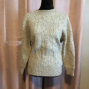 Pierre Cardin gray 100% wool sweater